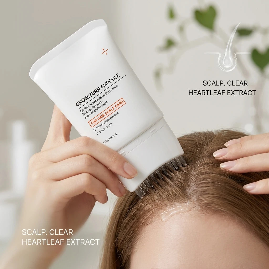 Siero Coreano Ricrescita Capelli Donna con Applicatore Massaggiante